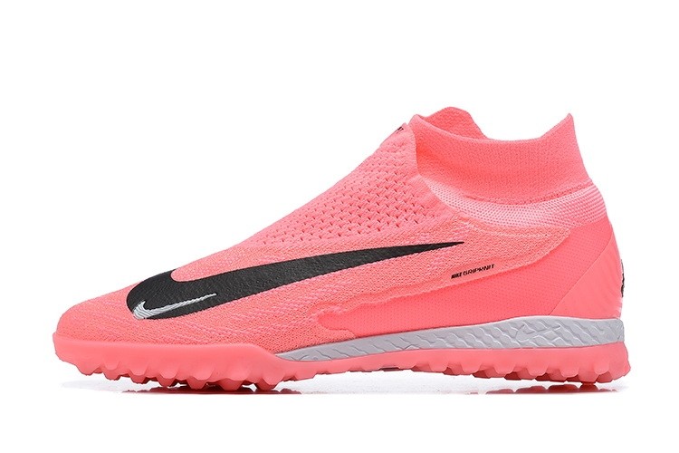 Nike Phantom GX Elite High-Top TF Soccer Cleats - Pink/Black