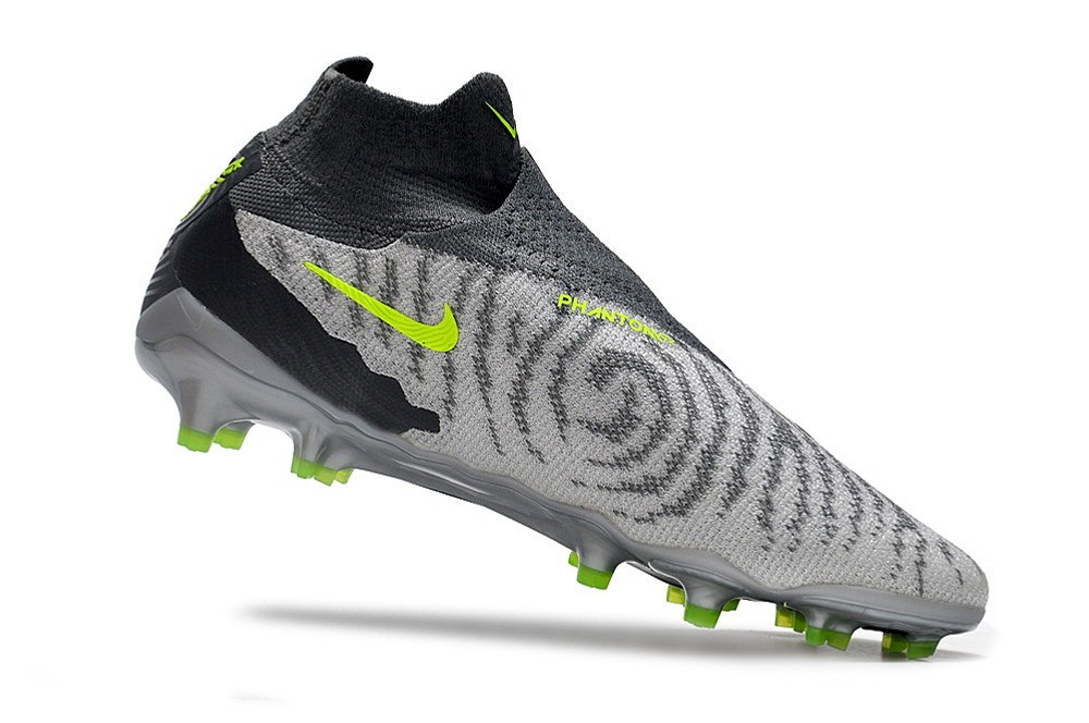 Nike Phantom GX R9 Chrome Elite DF FG - Black/Grey/Green