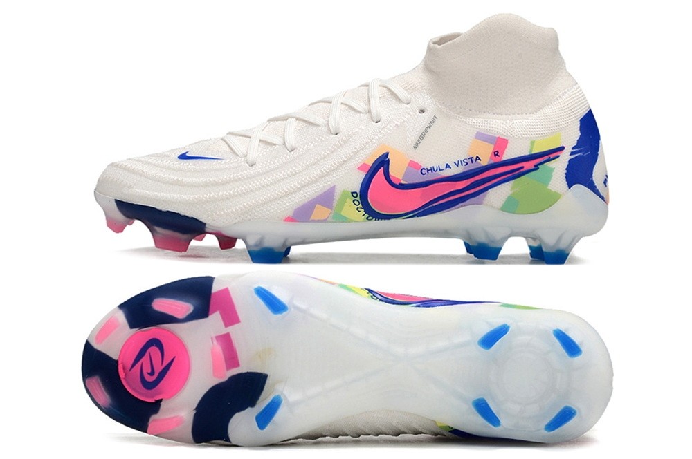 Nike Phantom Luna 2 High-Top Elite FG So Cal Disruption Pack - Sail/Racer Blue