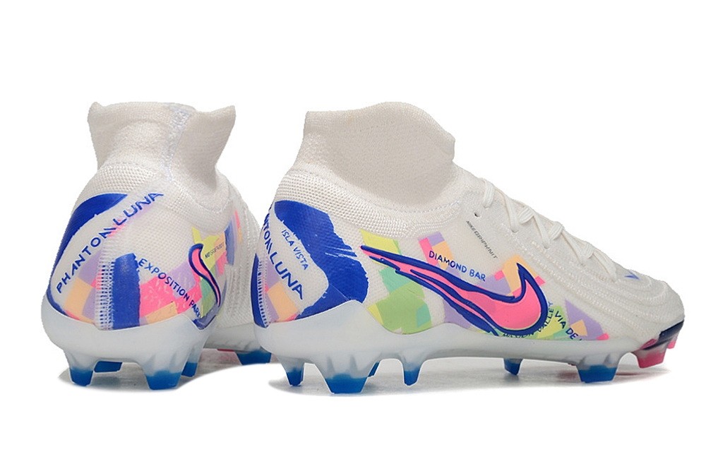 Nike Phantom Luna 2 High-Top Elite FG So Cal Disruption Pack - Sail/Racer Blue