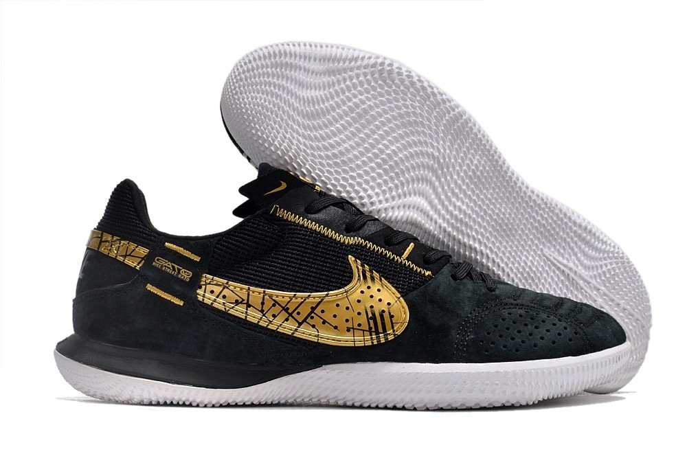 Nike Streetgato IC Indoor Soccer Cleats - Black/Gold