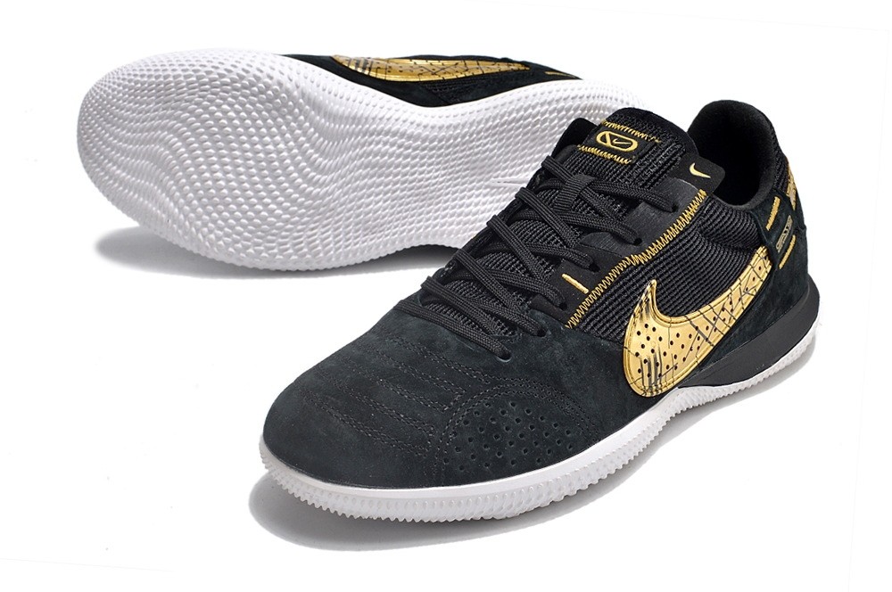 Nike Streetgato IC Indoor Soccer Cleats - Black/Gold