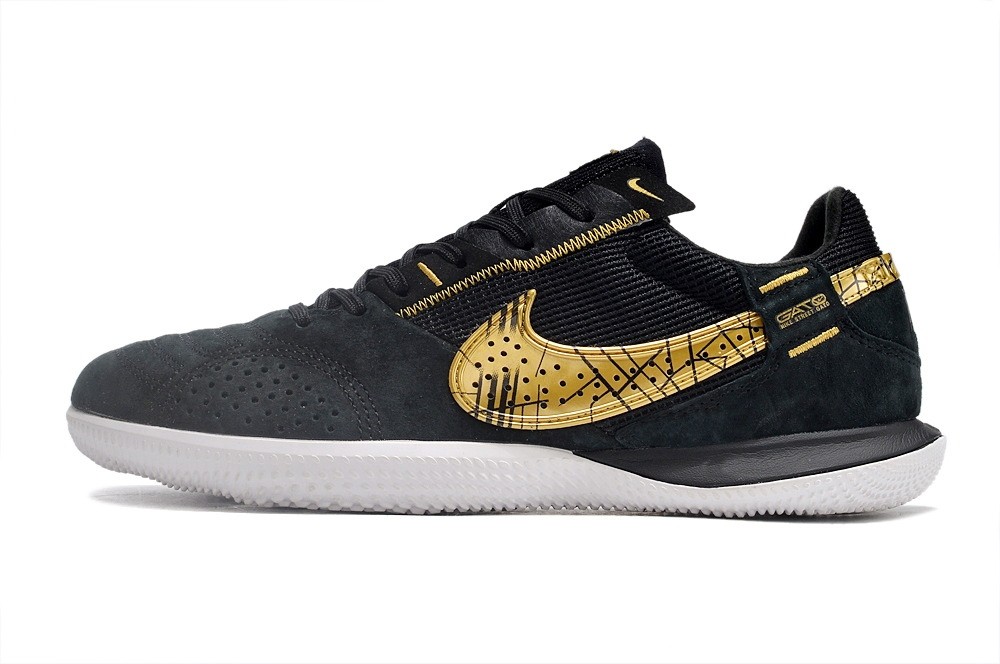Nike Streetgato IC Indoor Soccer Cleats - Black/Gold