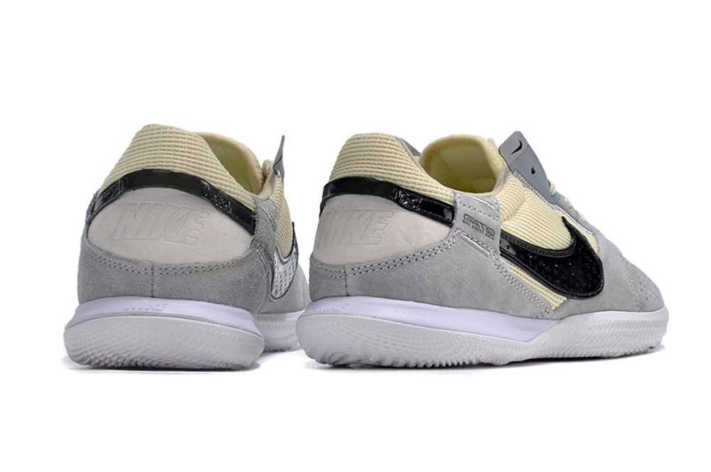 Nike Streetgato IC Indoor Soccer Cleats - Grey/Black/Yellow