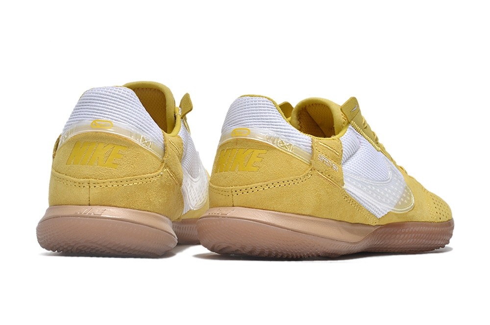 Nike Streetgato IC Indoor Soccer Shoes - Saturn Gold/Brown/White