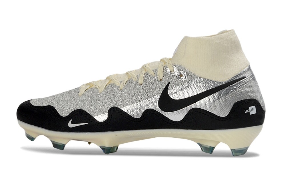  Nike x Patta Zoom Mercurial Superfly 10 Elite FG - White/Grey/Silver Metallic