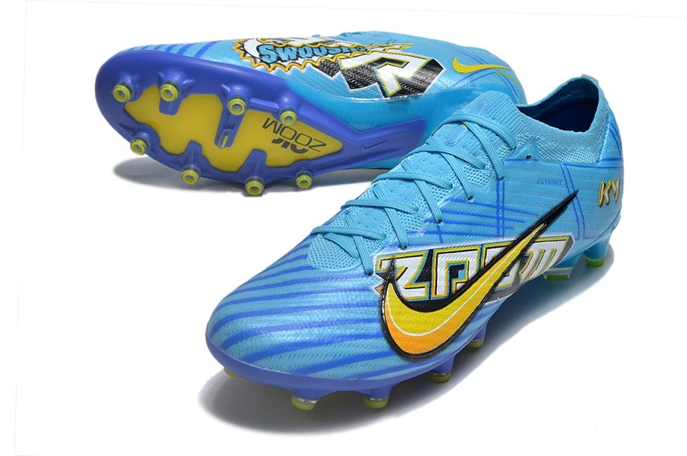 Nike Zoom Mercurial Mbappe Vapor 15 Elite AG - Blue/Yellow/White