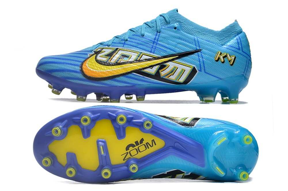 Nike Zoom Mercurial Mbappe Vapor 15 Elite AG - Blue/Yellow/White