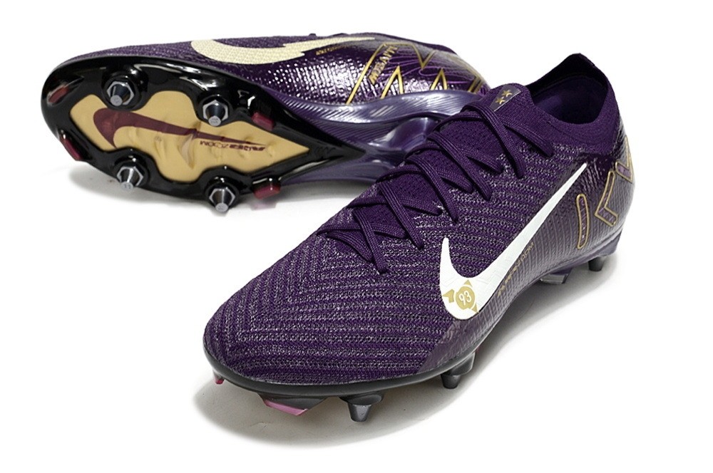 Nike Zoom Mercurial Mbappe Vapor 16 Elite SG Sofg Ground - Purple/White/Gold