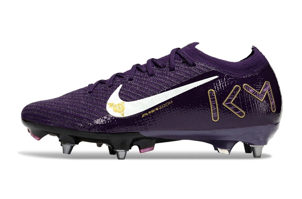 Nike Zoom Mercurial Mbappe Vapor 16 Elite SG Sofg Ground - Purple/White/Gold