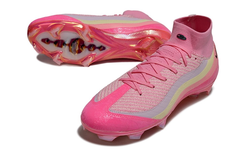 Nike Zoom Mercurial Superfly 10 Air Max 95 Elite FG - Pink/Yellow/Grey