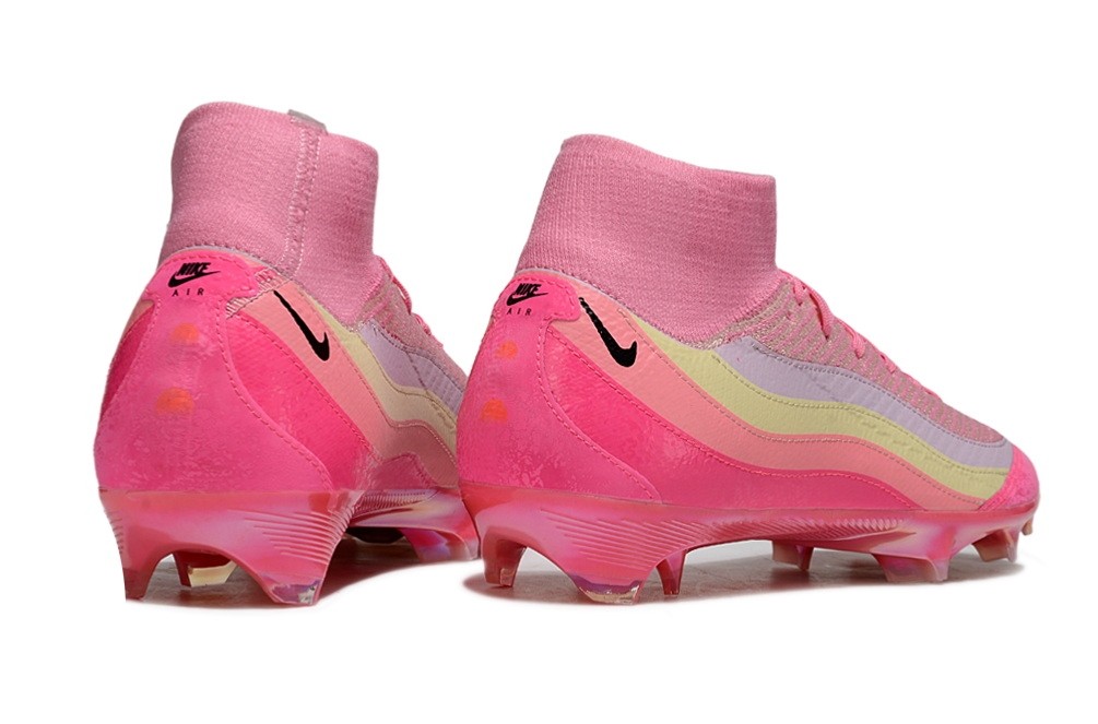 Nike Zoom Mercurial Superfly 10 Air Max 95 Elite FG - Pink/Yellow/Grey
