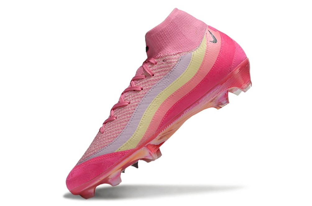 Nike Zoom Mercurial Superfly 10 Air Max 95 Elite FG - Pink/Yellow/Grey