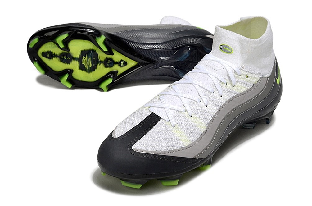 Nike Zoom Mercurial Superfly 10 Air Max 95 Elite SE FG - White/Pearl Grey/Neon Yellow