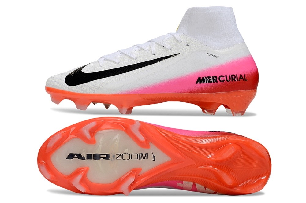 Nike Zoom Mercurial Superfly 10 Elite FG Fear Nothing Pack - White/Pink/Black