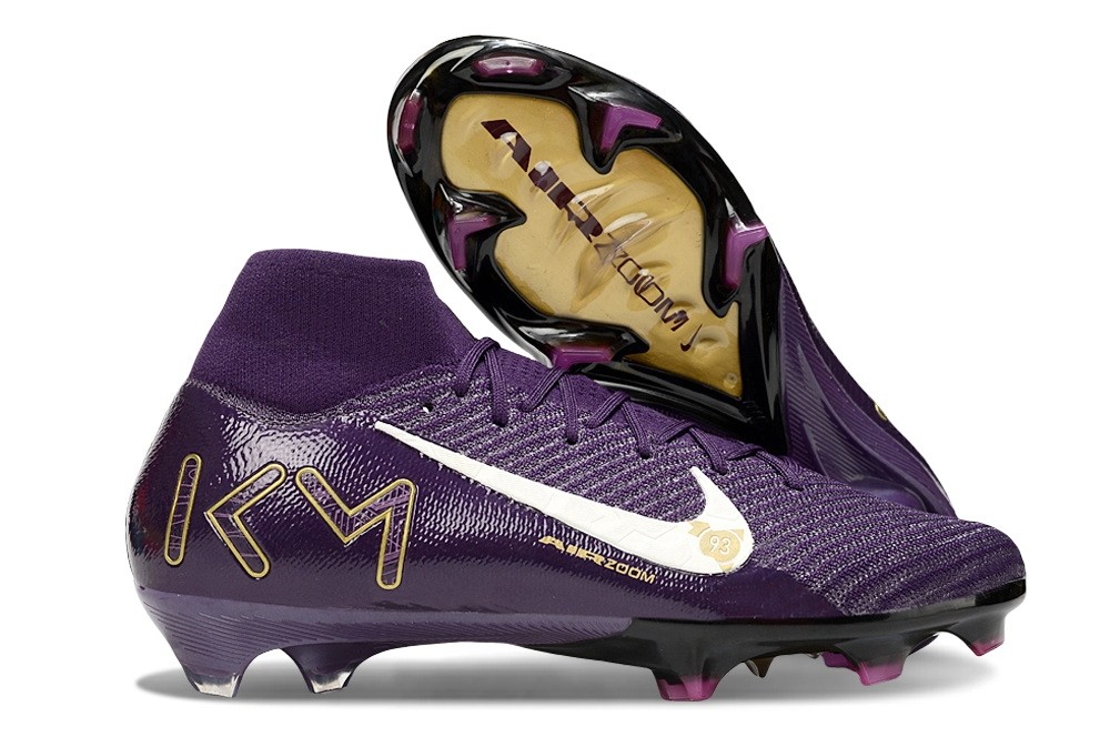 Nike Zoom Mercurial Superfly 10 Elite FG Mbappe Pack - Grand Purple/Pale Ivory