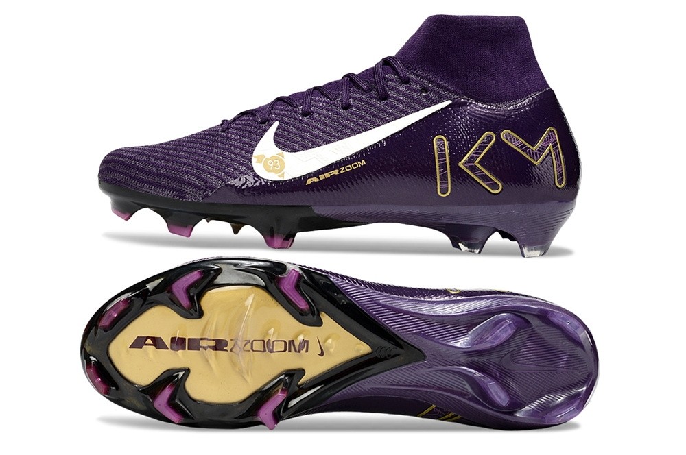 Nike Zoom Mercurial Superfly 10 Elite FG Mbappe Pack - Grand Purple/Pale Ivory