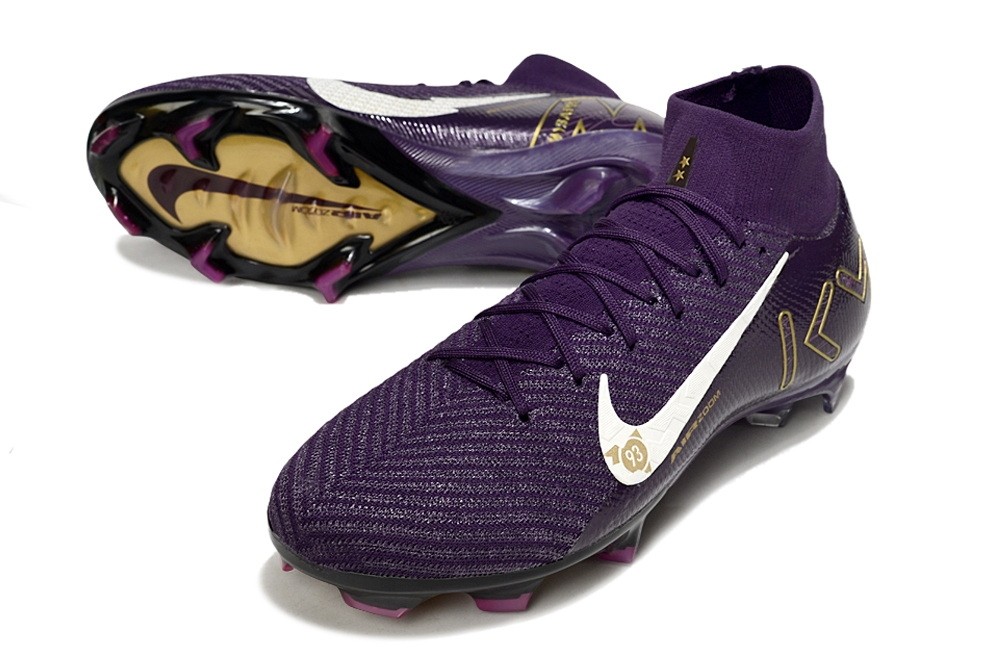 Nike Zoom Mercurial Superfly 10 Elite FG Mbappe Pack - Grand Purple/Pale Ivory