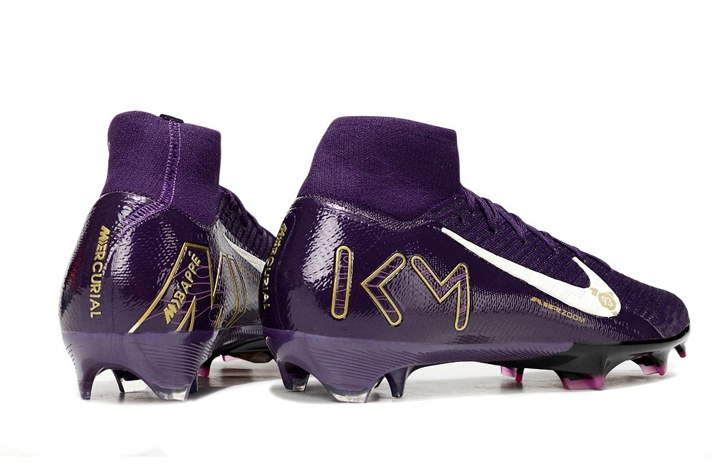 Nike Zoom Mercurial Superfly 10 Elite FG Mbappe Pack - Grand Purple/Pale Ivory