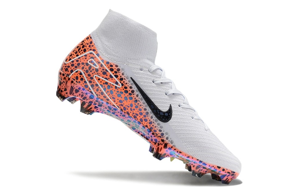 Nike Zoom Mercurial Superfly 10 Elite FG Safari Pack - Grey/Orange/Multicolor