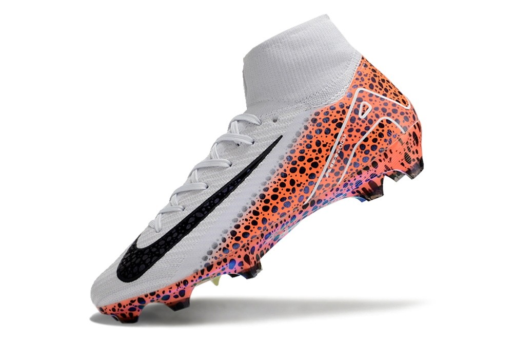 Nike Zoom Mercurial Superfly 10 Elite FG Safari Pack - Grey/Orange/Multicolor