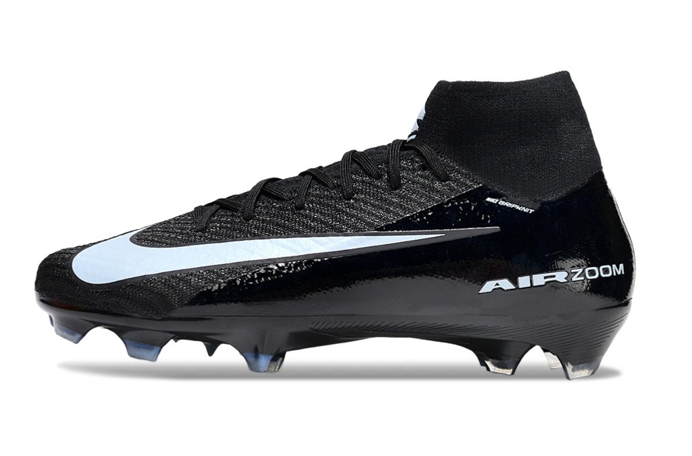 Nike Zoom Mercurial Superfly 10 Elite FG Shadow Pack - Black/Ice Blue