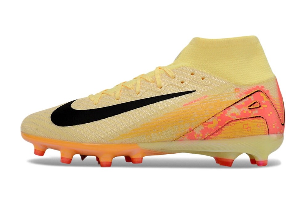 Nike Zoom Mercurial Superfly 10 KM Mbappe Pack Elite AG Cleats - Orange/Armory Navy