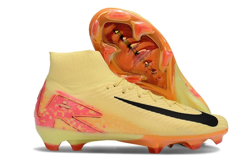 Nike Zoom Mercurial Superfly 10 Kylian Mbappe Elite FG - Laser Orange/Red/Navy