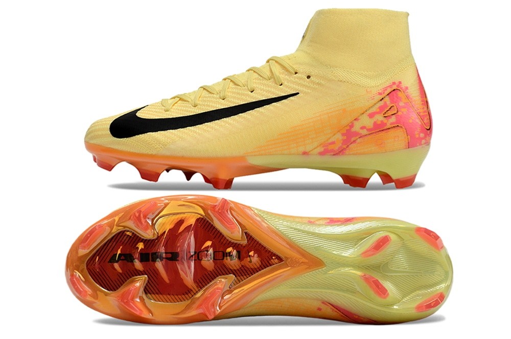 Nike Zoom Mercurial Superfly 10 Kylian Mbappe Elite FG - Laser Orange/Red/Navy