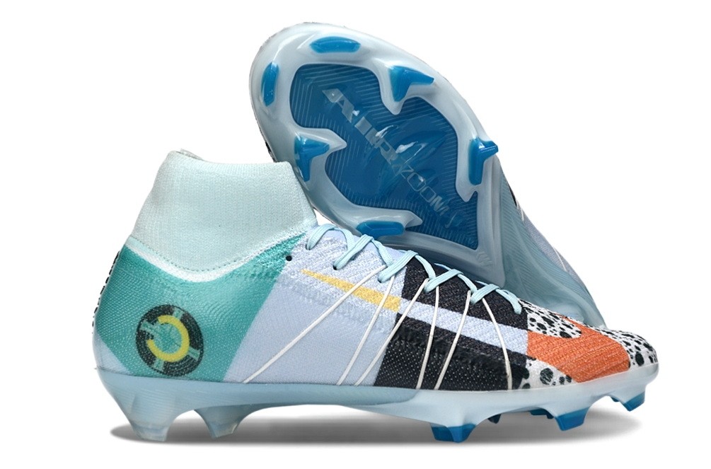  Nike Zoom Mercurial Superfly 10 What The CR7 Elite FG - Blue/Multicolor 
