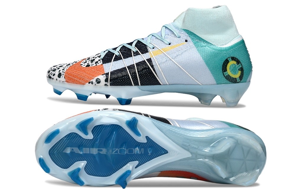  Nike Zoom Mercurial Superfly 10 What The CR7 Elite FG - Blue/Multicolor 