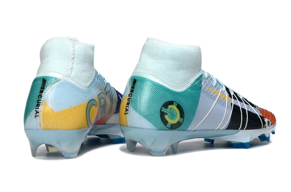  Nike Zoom Mercurial Superfly 10 What The CR7 Elite FG - Blue/Multicolor 