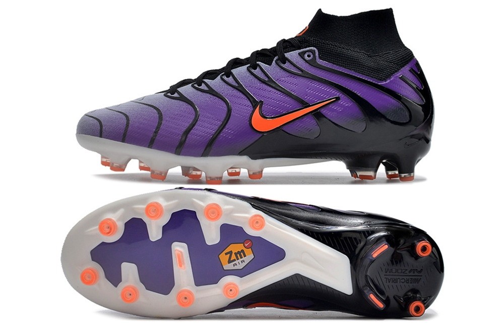 Nike Zoom Mercurial Superfly 9 Elite AG Air Max Plus - Voltage Purple/Total Orange