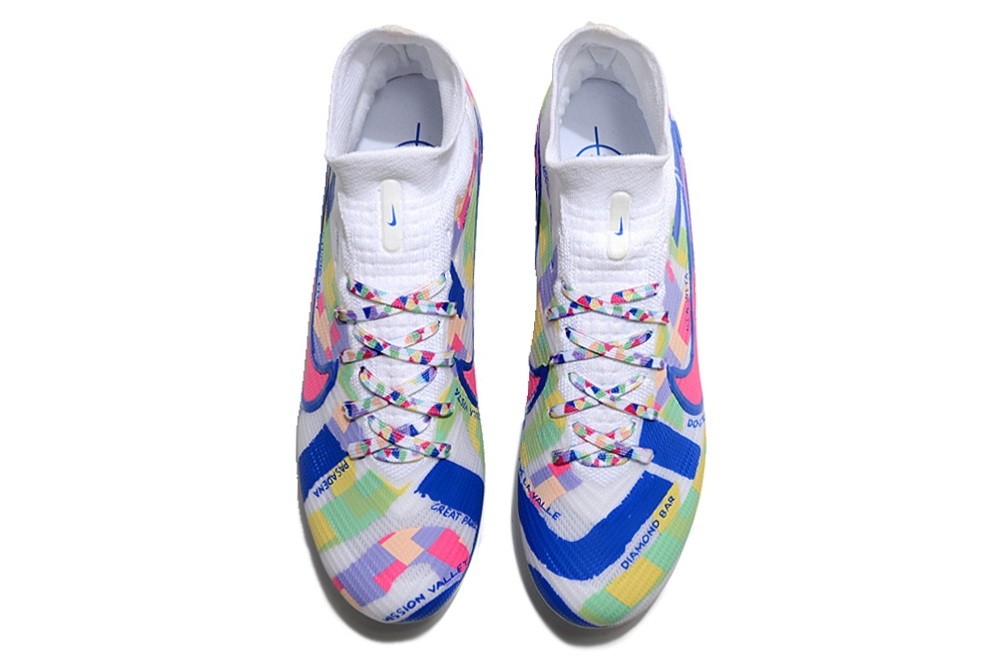 Nike Zoom Mercurial Superfly 9 Elite FG So Cal Disruption - Sail/Racer Blue
