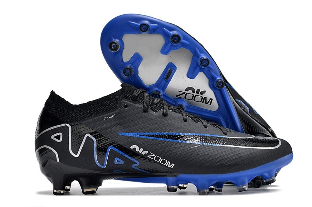 Nike Zoom Mercurial Vapor 15 Elite AG - Black/Chrome/Hyper Royal