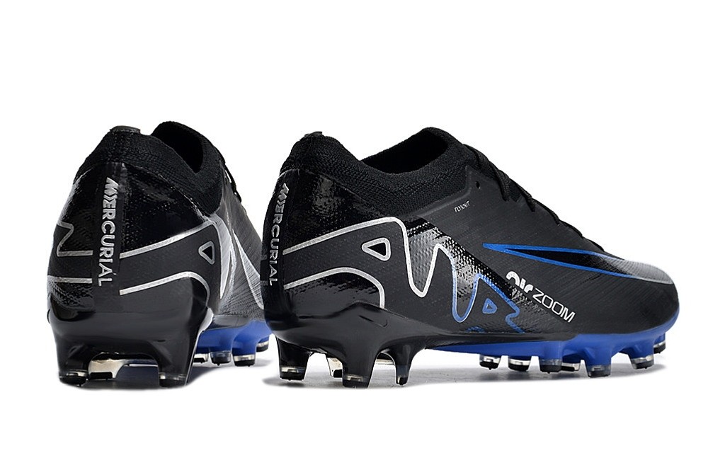 Nike Zoom Mercurial Vapor 15 Elite AG - Black/Chrome/Hyper Royal