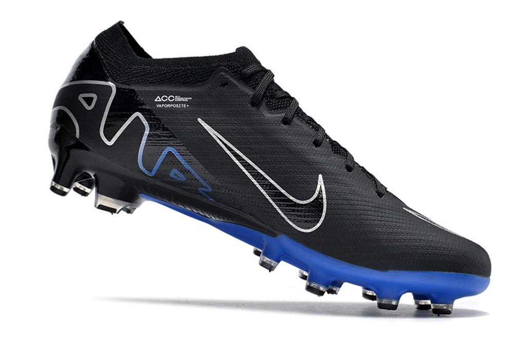 Nike Zoom Mercurial Vapor 15 Elite AG - Black/Chrome/Hyper Royal