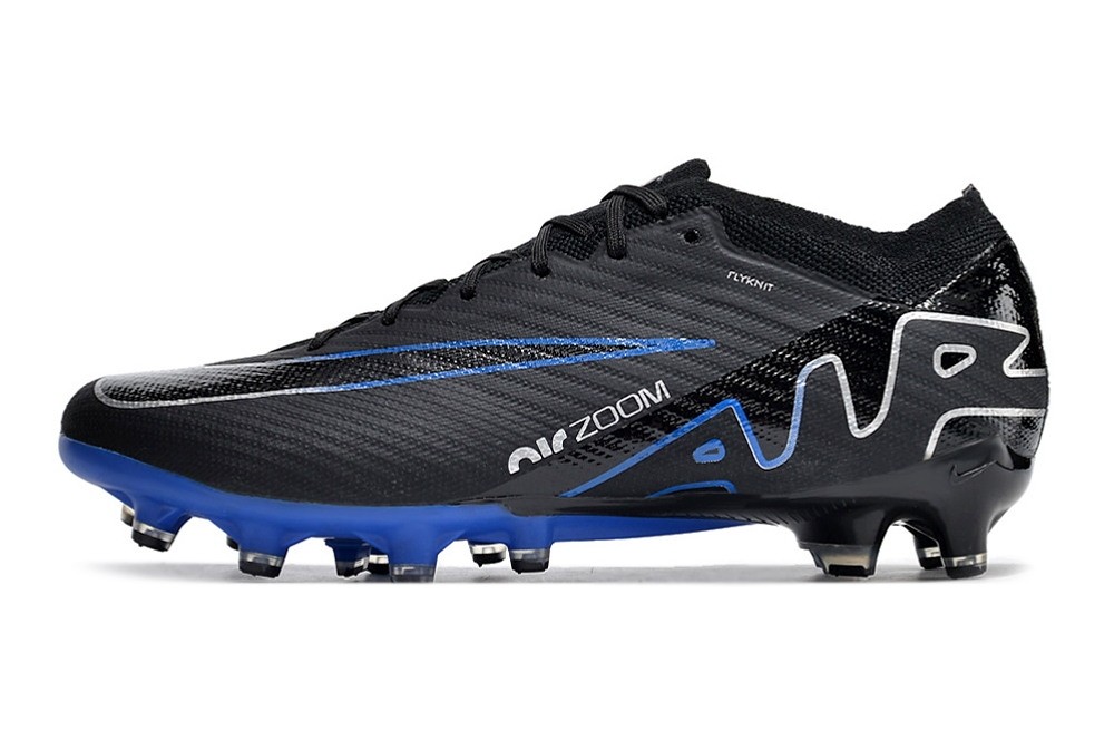 Nike Zoom Mercurial Vapor 15 Elite AG - Black/Chrome/Hyper Royal