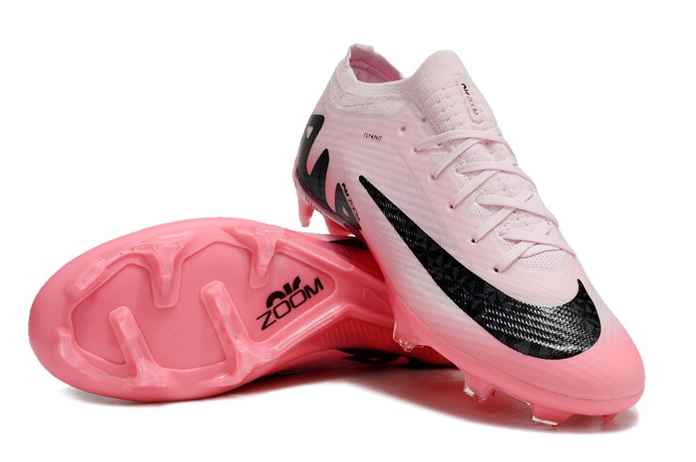 Nike Zoom Mercurial Vapor 15 Elite FG Brilliance Cleats - Pale Pink/White