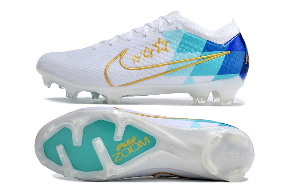 Nike Zoom Mercurial Vapor 15 Elite FG Enzo Fernandez - White/Blue/Gold