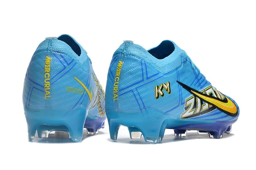 Nike Mbappe Zoom Mercurial Vapor 15 Elite SG-Pro Anti Clog - Blue/Yellow/White