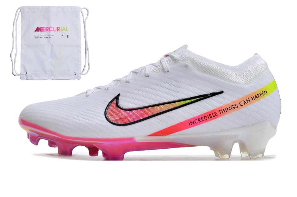 Nike Zoom Mercurial Vapor 15 Elite FG Marcus Rashford - White/Pink