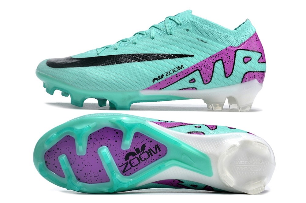 Nike Zoom Mercurial Vapor 15 Elite FG Peak Ready Pack - Ice Blue/Purple/Black/White