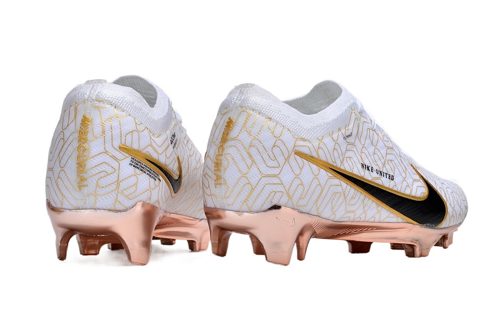 Nike Zoom Mercurial Vapor 15 Elite FG United Golden Pack - White/Metallic Gold/Black
