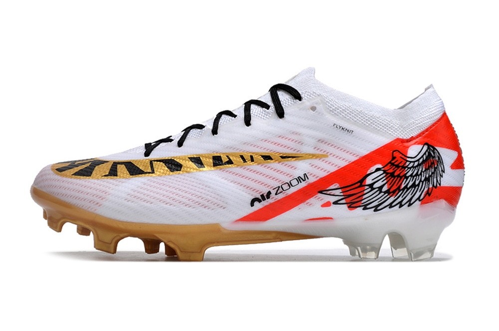 Nike Zoom Mercurial Vapor 15 Elite FG Wing - White/Gold/Red