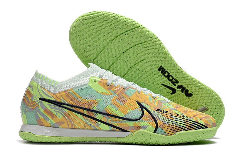 Nike Air Zoom Mercurial Vapor 15 Elite IC Bonded Pack - Barely Green/Blackened Blue/Total Orange