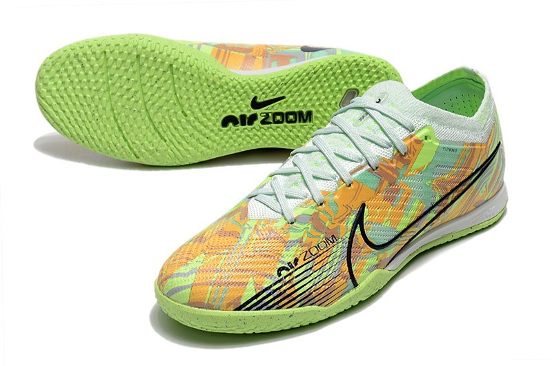 Nike Air Zoom Mercurial Vapor 15 Elite IC Bonded Pack - Barely Green/Blackened Blue/Total Orange