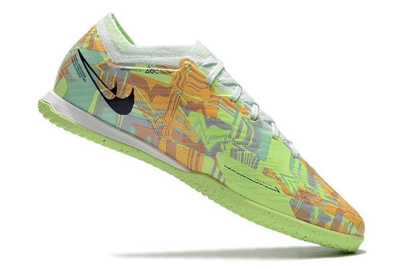 Nike Air Zoom Mercurial Vapor 15 Elite IC Bonded Pack - Barely Green/Blackened Blue/Total Orange