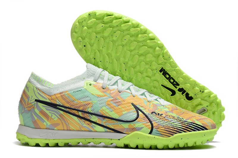 Nike Air Zoom Mercurial Vapor 15 Elite TF Bonded Pack - Barely Green/Blackened Blue/Total Orange