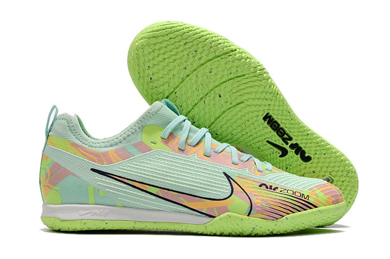 Nike Air Zoom Mercurial Vapor 15 Pro IC Bonded Pack - Barely Green/Blackened Blue/Total Orange
